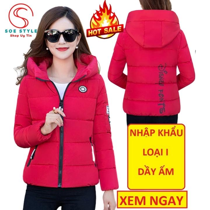 Áo Phao Nữ Dáng Ngắn Hàn Quốc Cao Cấp - Dầy Ấm Có Mũ - Áo khoác màu dông chống rét Nhập Khẩu Có 5 Màu