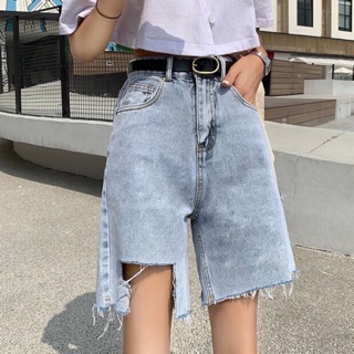 🔥 Quần baggy ngố nữ rách MS01