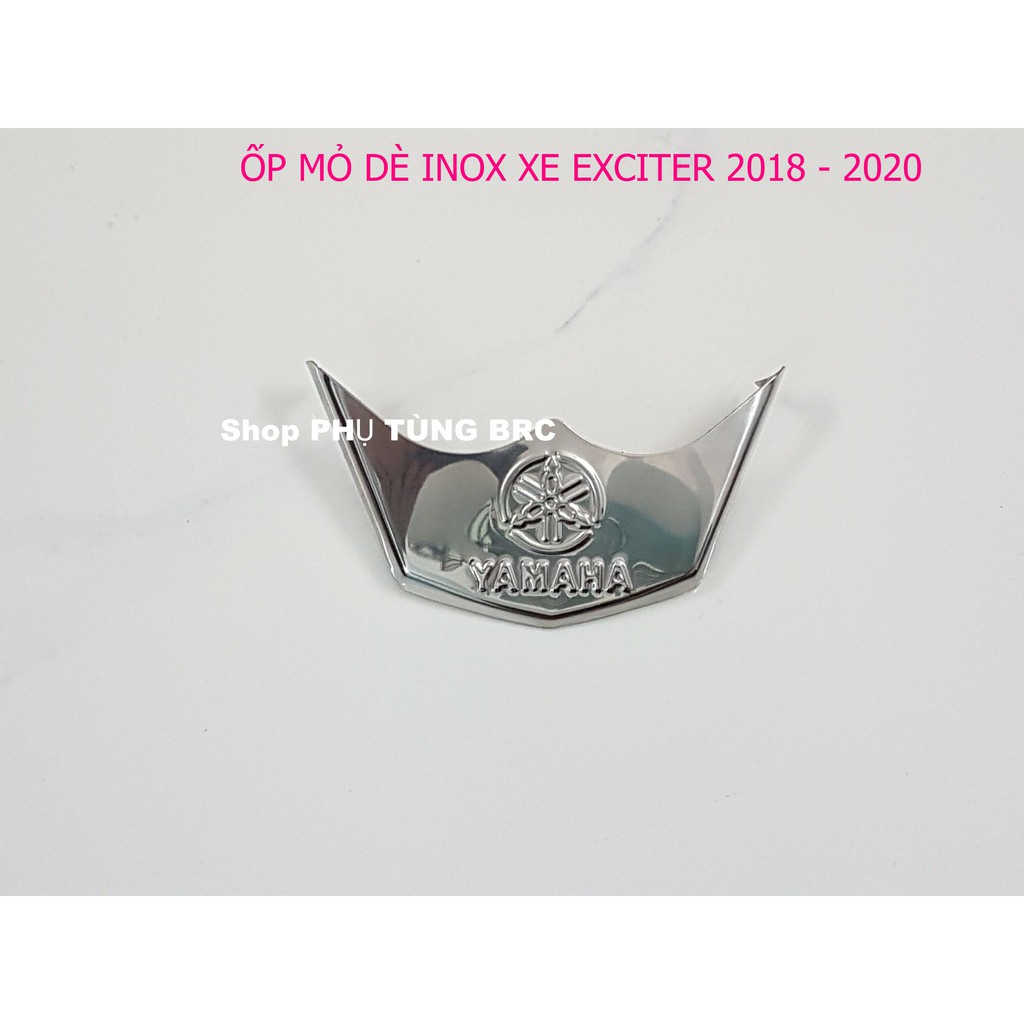 Bộ ốp mỏ dè INOX trước, sau xe EXCITER 150 đời 2018 - 2020