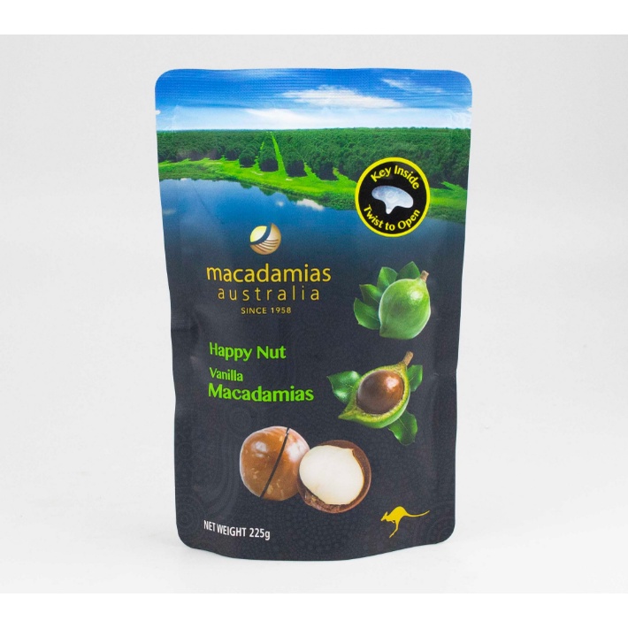 Hạt MAC CA ÚC Vị Vanilla - Macadamias australia since 1958 - 225g