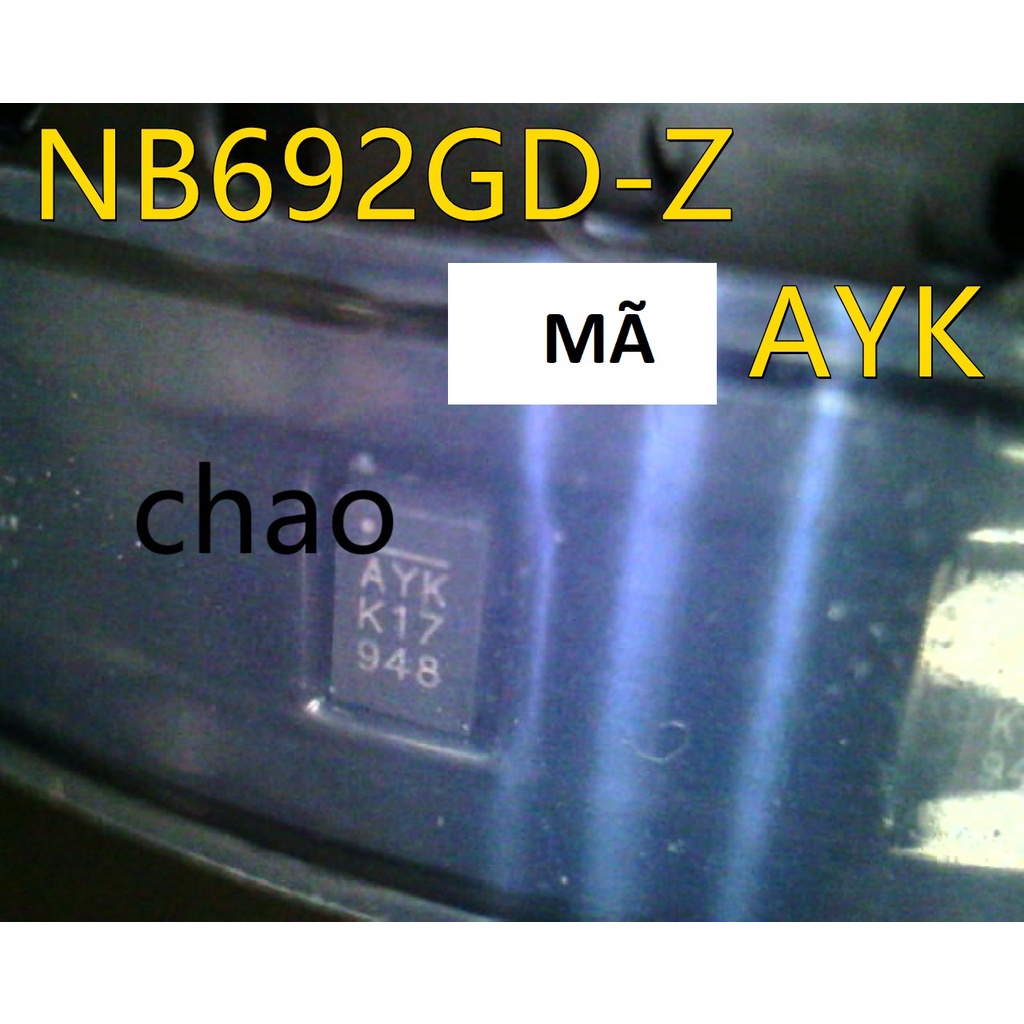 NB692GD-Z 692 AKY ic nguồn trên bo mạch