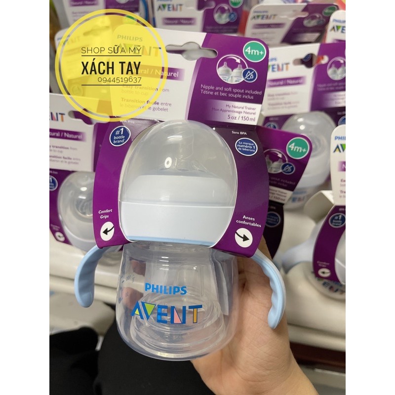 Bình philips avent sữa / tập uống nước 2 trong 1