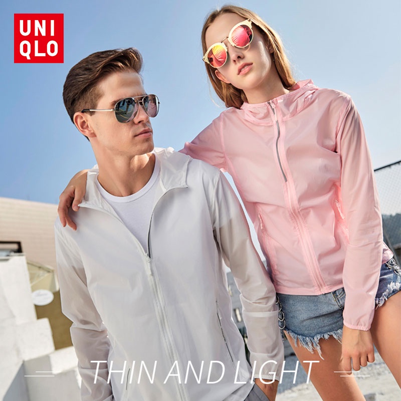 Uniqlo Áo Khoác Thể Thao Chống Nắng Nhanh Khô Thoáng Khí Thời Trang Mới Cho Nam Nữ