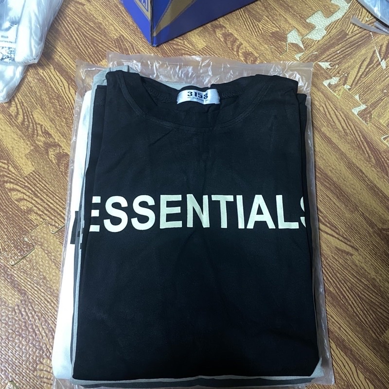 Áo thun chữ ESSENTIALS -3158 dày hang qchau