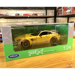 Mô hình xe ô tô Mercedes AMG GT Welly FX tỉ lệ 1:24 màu vàng