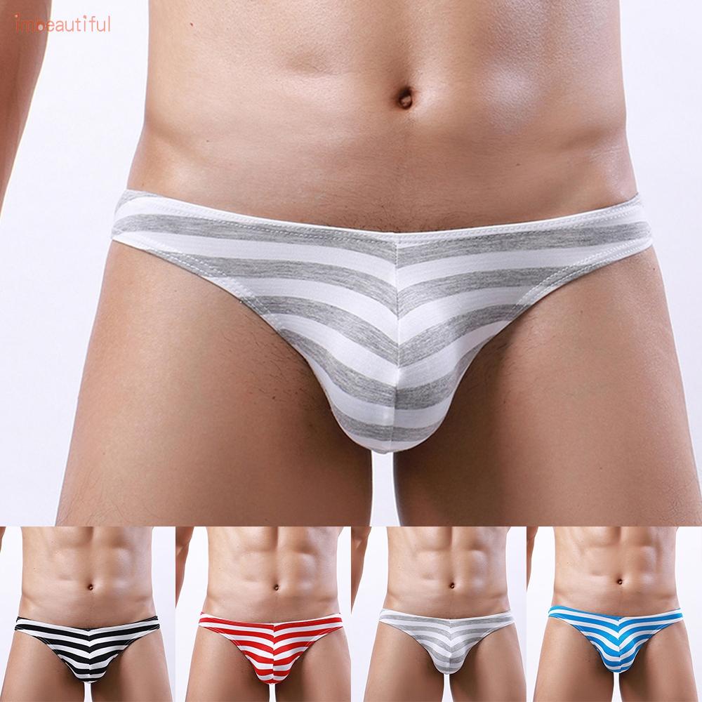 Quần lót tam giác họa tiết kẻ sọc mới chất lượng cao dành cho nam