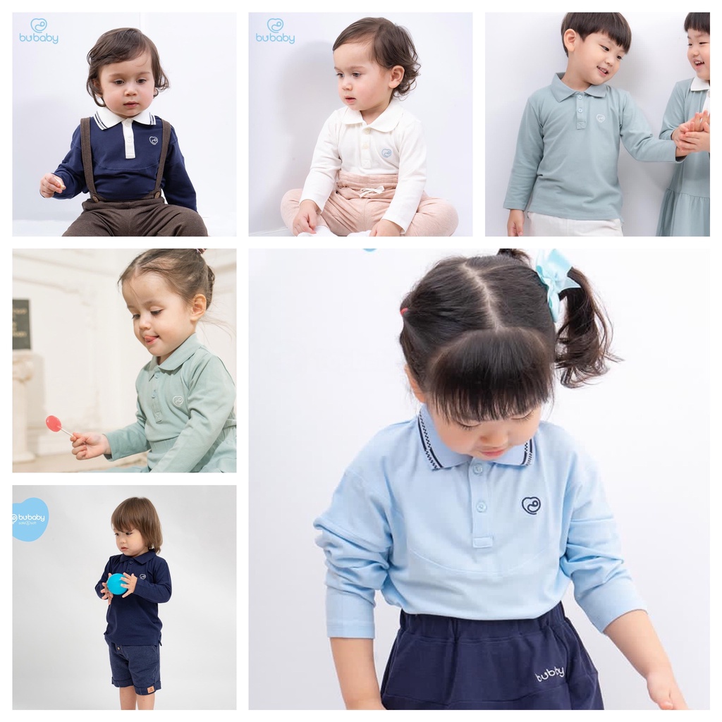 Áo polo dài tay Ponie Bubaby Topbabyshop