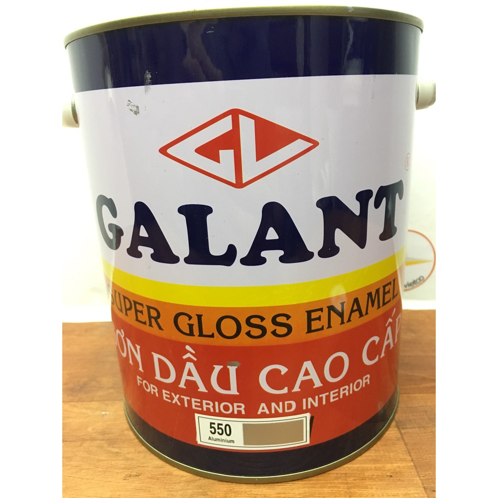 Sơn dầu Galant màu bạc 550 _ lon 3L