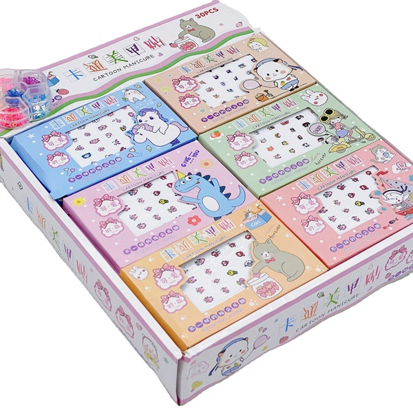 Dán móng cartoon trẻ em (Hộp) - GD033