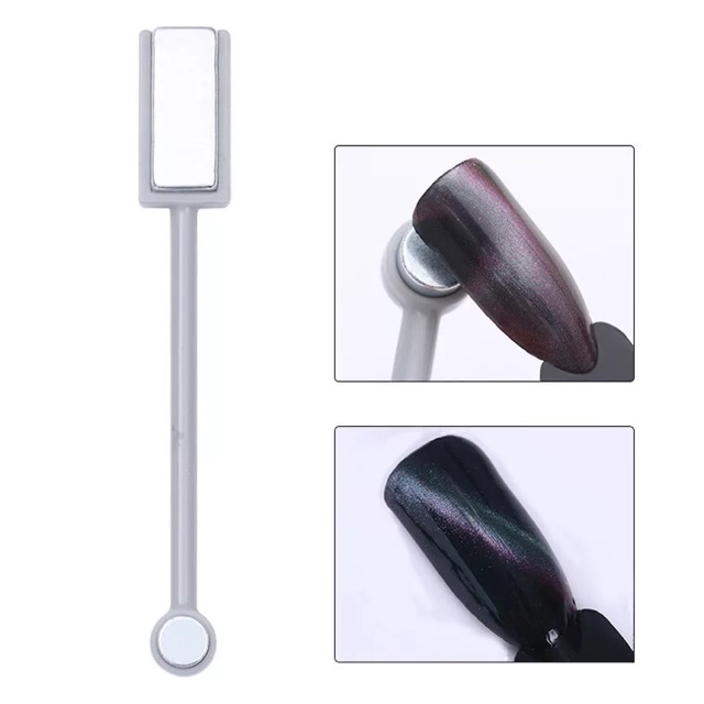 Thanh nam châm 2 đầu hơ sơn móng mắt mèo 3D
