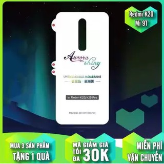 Miếng dán PPF 7 màu cho Xiaomi Redmi K20 / K20 Pro / Mi 9T chống trầy mặt lưng thế hệ mới