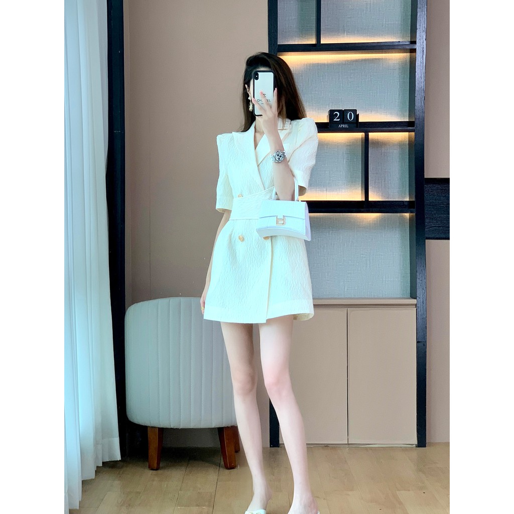 Đầm vest công sở chât gấm cao cấp - Vanesa dress