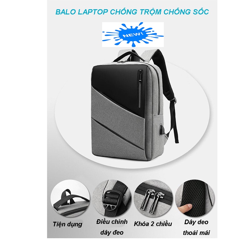 BALO laptop chống trộm, chống sốc, chống gù thương hiệu Hàn Quốc siêu nhẹ, siêu bền, chống thấm, bảo hành 6 tháng