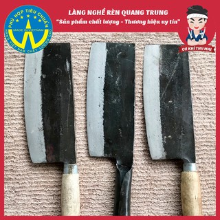 Dao chặt gà vịt chân giò rèn thủ công nhíp xe ô tô