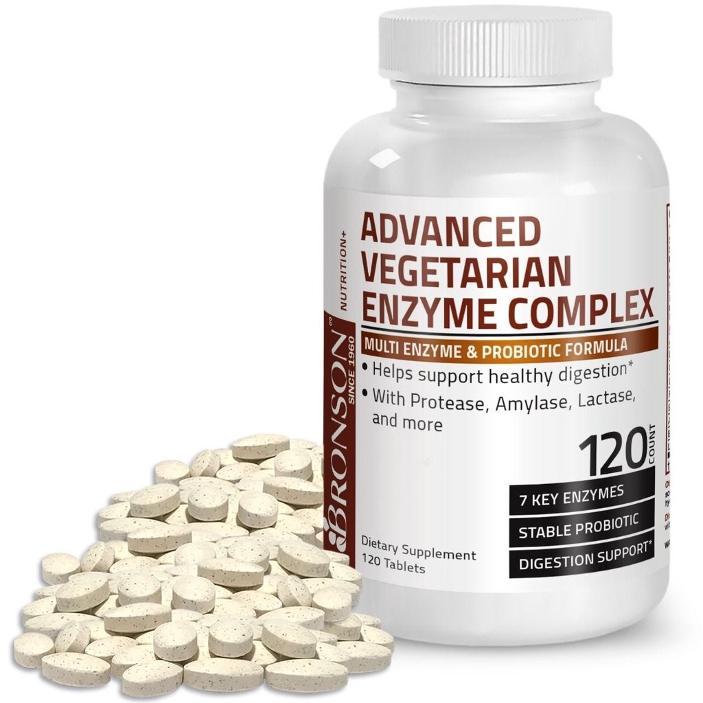 Organic Vitamin Daily Enzyme Complex - 120/250 viên Mỹ - Men vi sinh, chống đầy hơi, ăn không tiêu