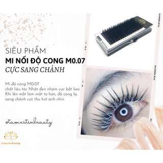 Mi Nối Volume Độ Cong M0.07 Tóc Nhật Mềm Mịn