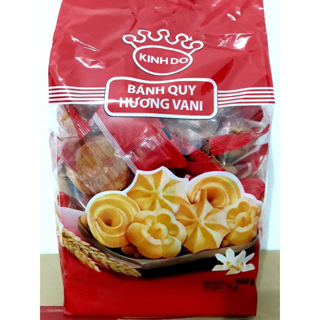 Thanh Hóa - Bánh Quy Bơ Kinh Đô hương vani Gói 600g