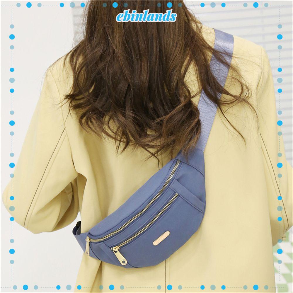Túi Đeo Thắt Lưng Bằng Vải Oxford Nhiều Màu Sắc Thời Trang Cho Nam Và Nữ