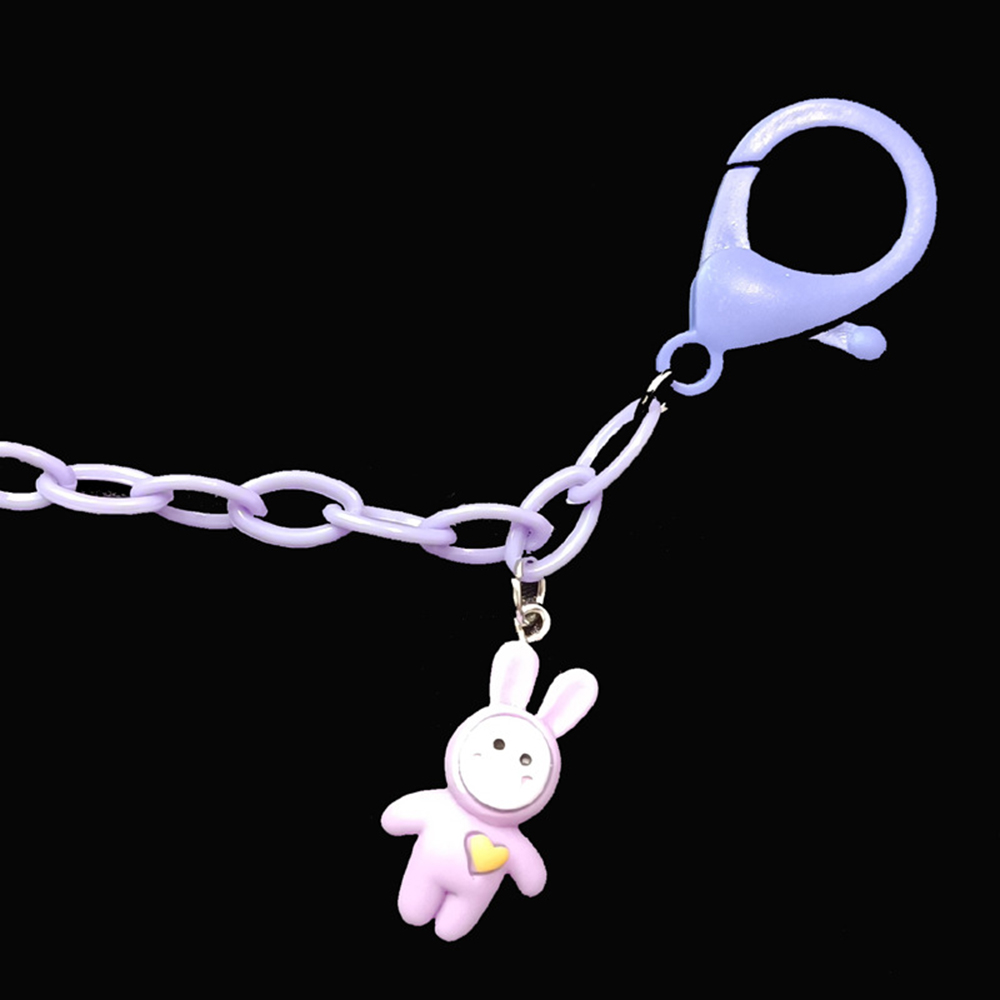 Dây đeo mắt kính bằng acrylic hình thỏ hoạt họa nhiều màu chống trượt và bảo vệ hiệu quả
