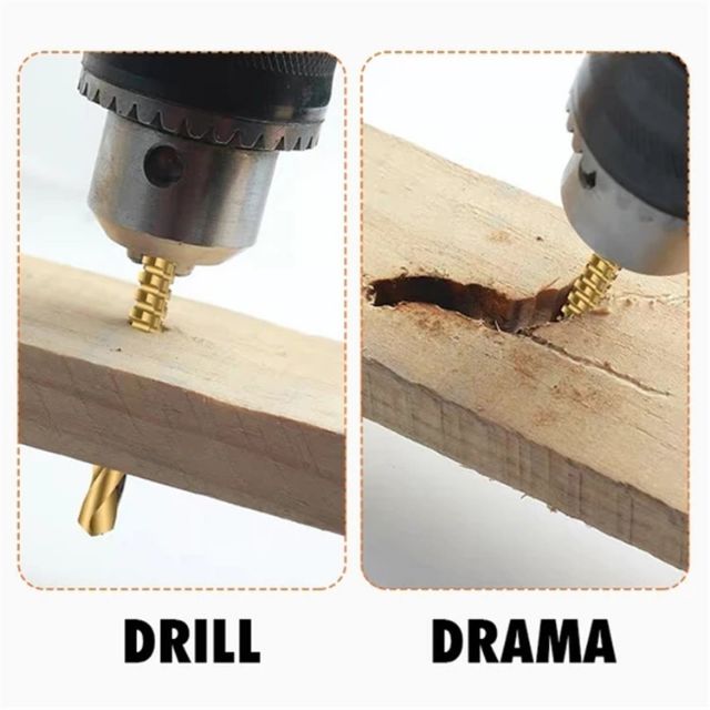 Bộ 6 Mũi Khoan Răng Cưa Khoét Lỗ Gỗ Đa Năng DrillPro