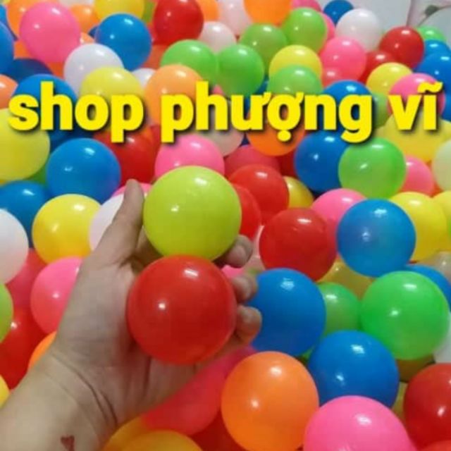 Sale lớn tháng 1 .combo 100 bóng nhựa Việt Nam hàng cao cấp đủ 7 màu size 5cm (khách mua sỉ nhắn em)