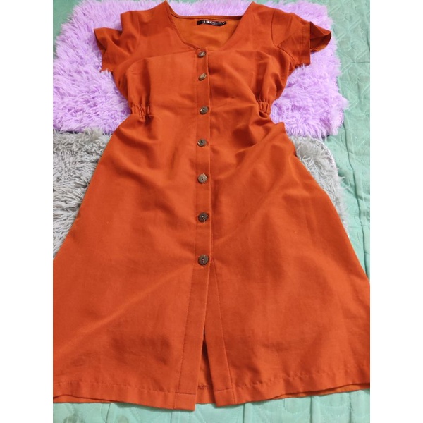 Thanh lí váy đầm nữ chất kaki chun eo