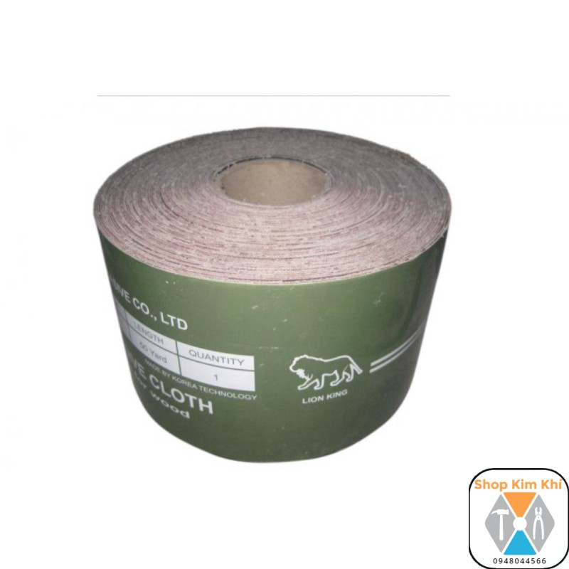 Nhám vải cuộn sư tử (khổ 10cmx45m)