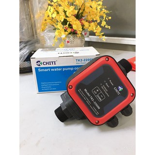 CHITI TK2-2200M Rơ le điện tử thông minh chống cạn  biến bơm thường thành bơm tăng áp tự động thông minh