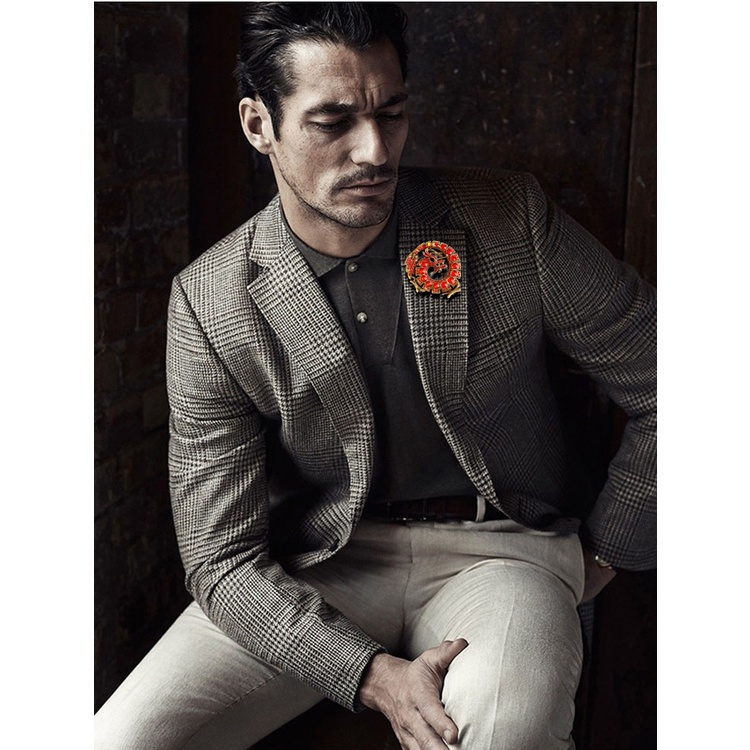 Ghim Cài Áo Hình Rồng Phong Cách Âu Mỹ Cá Tính Cho Nam