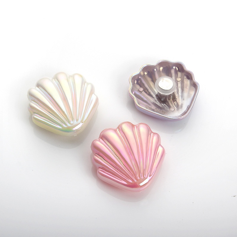 Phụ Kiện Trang Trí Dây Xích Hình Vỏ Sò Xinh Xắn Dùng Trang Trí Giày Diy