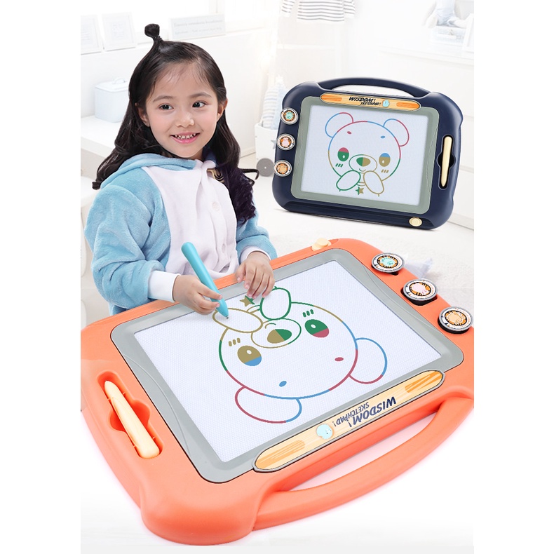 Bảng viết tự xóa thông minh cho bé cỡ lớn, giúp bé thỏa sức sáng tạo không lo bẩn tay