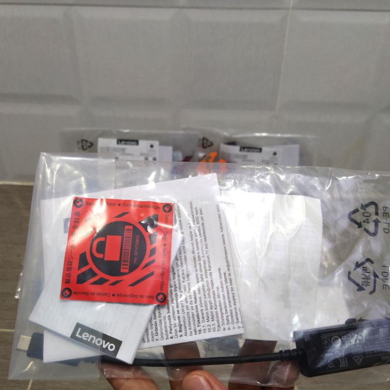 Adapter Lenovo USB type C to Lan 4X90S91831 , Nguyên SEAL , chính hãng Lenovo