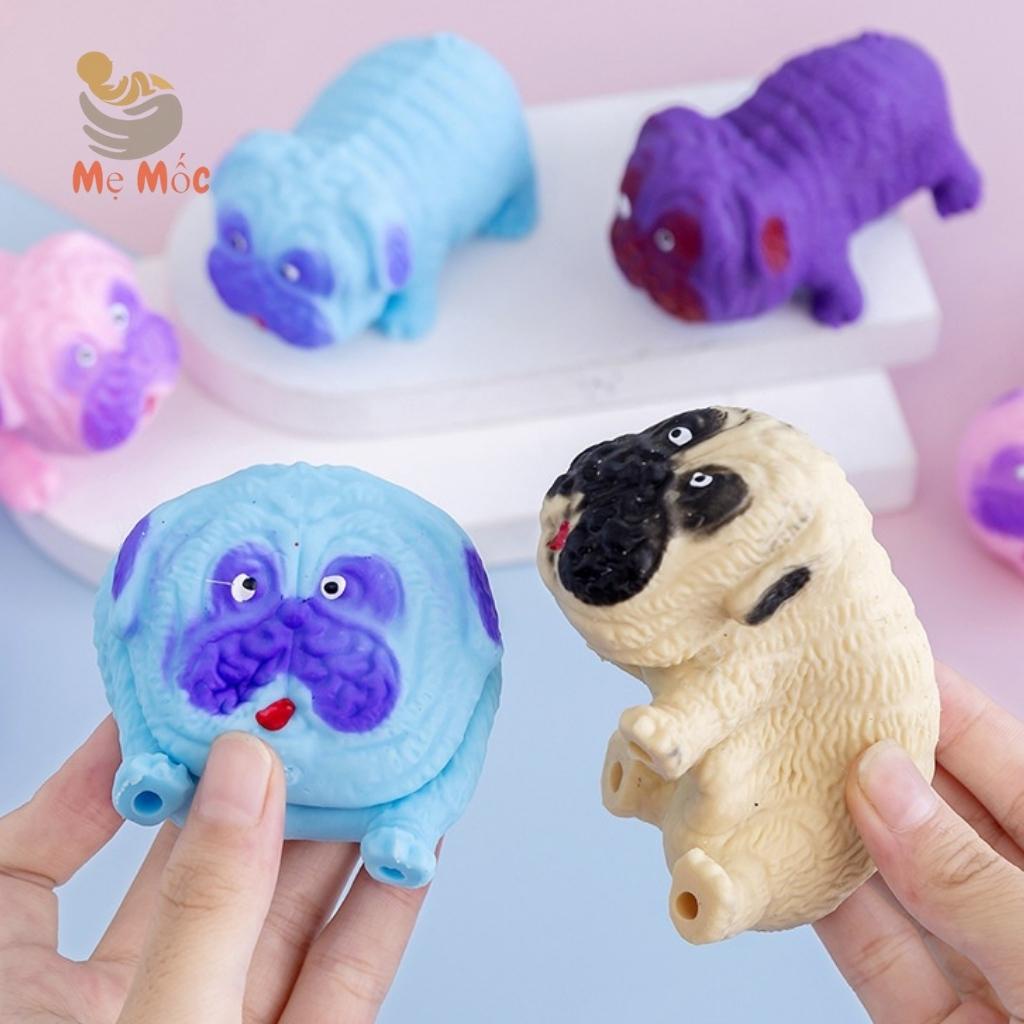Đồ Chơi Giảm Stress Mềm Dẻo Hình Dáng Cún Pug Dễ Thương Bóp Nắn Co Dãn Thoải Mái Shop Mẹ Mốc