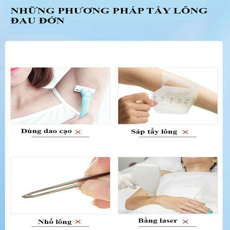 Xịt Tẩy Lông Dạng Bọt Dịu Nhẹ DÉTVFO