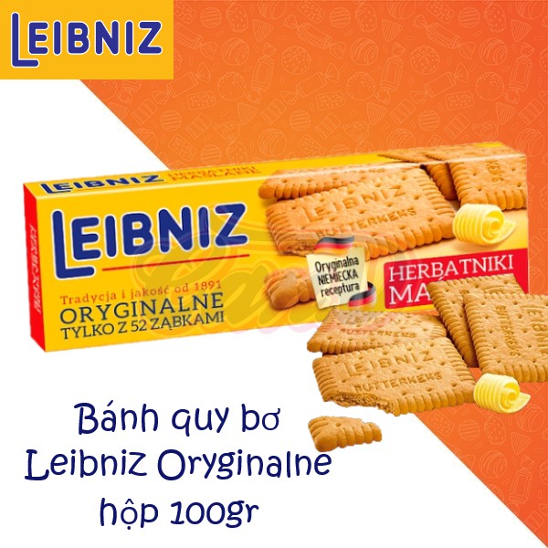 Bánh quy bơ Leibniz Oryginalne hộp 100gr
