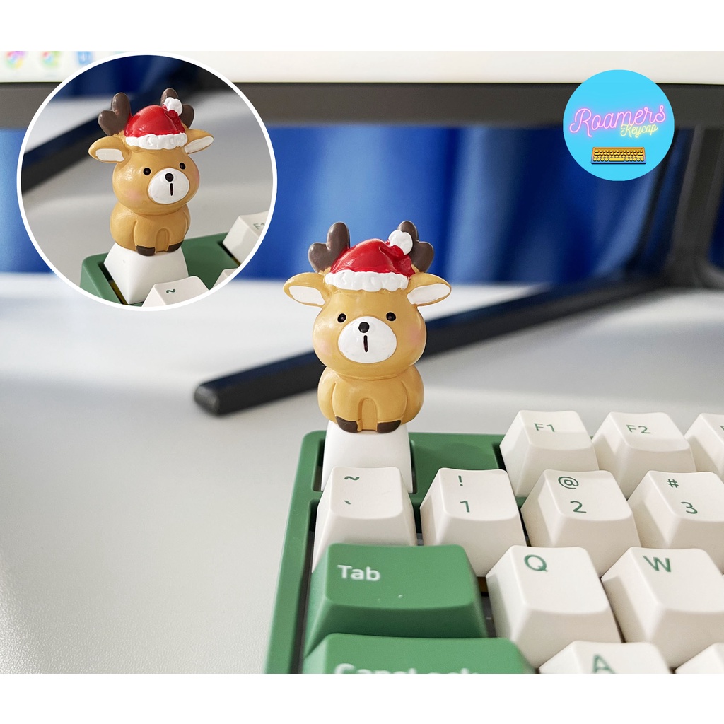 Keycap Merry Christmas giáng sinh đáng yêu Keycaps Phím Lẻ R4 PBT