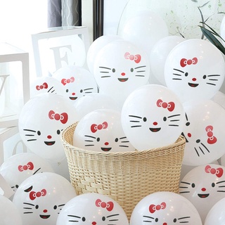 Bóng trái tim in hình Hello Kitty