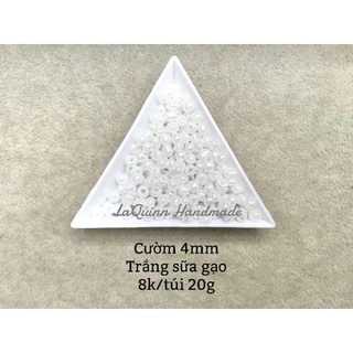 Nguyên liệu handmade - Hạt cườm 4mm