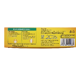Trà đen Lipton nhãn vàng 50g (25 túi lọc x 2gr)