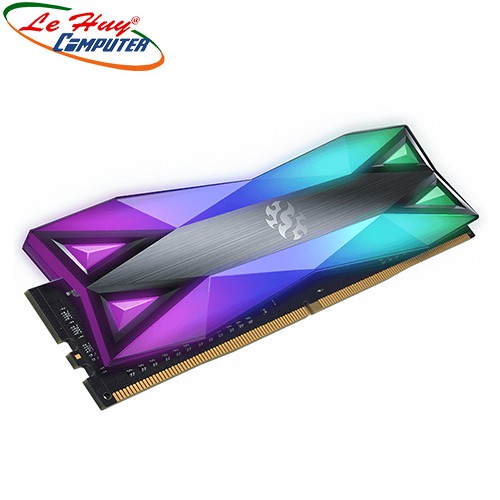 RAM PC ADATA DDR4 XPG SPECTRIX D60-LED 16GB 3600 TUNGSTEN GREY RGB (AX4U3600316G18A-ST60)