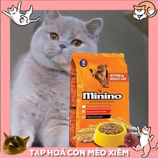 Hạt cho mèo Minino tuna Cá Ngừ 1,3kg, thức ăn khô mèo lớn mèo con nhỏ Con Mèo Xiêm
