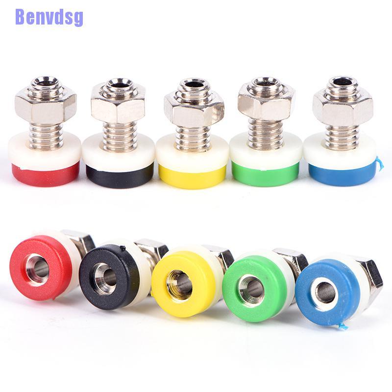 Set 10 đầu cắm jack bắp chuối mini 2mm bằng đồng thau