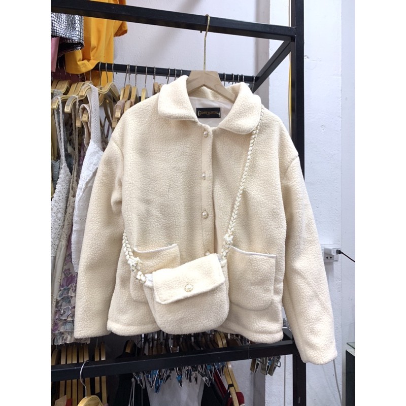  Áo khoác lông kèm túi | BigBuy360 - bigbuy360.vn