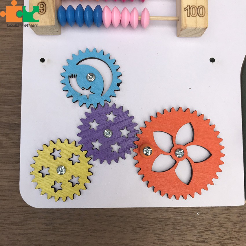 Bảng bận rộn - Busy board - Đồ chơi giáo dục sớm phát triển kỹ năng cơn bản