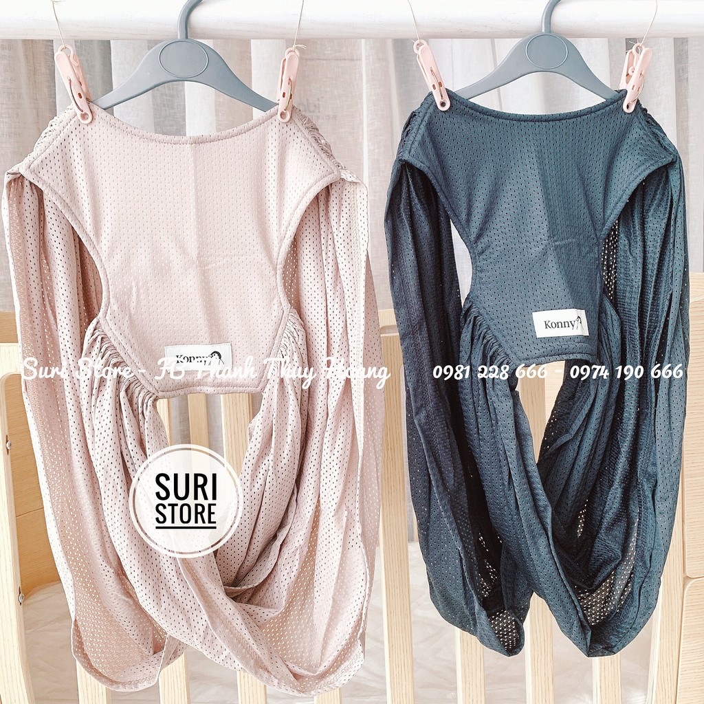 ĐỊU CUỐN ĐỠ EM BÉ VẢI LƯỚI KONNY HÀN QUỐC