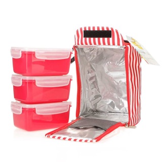 Bộ hộp cơm hình chữ nhật Lock&Lock 360ml