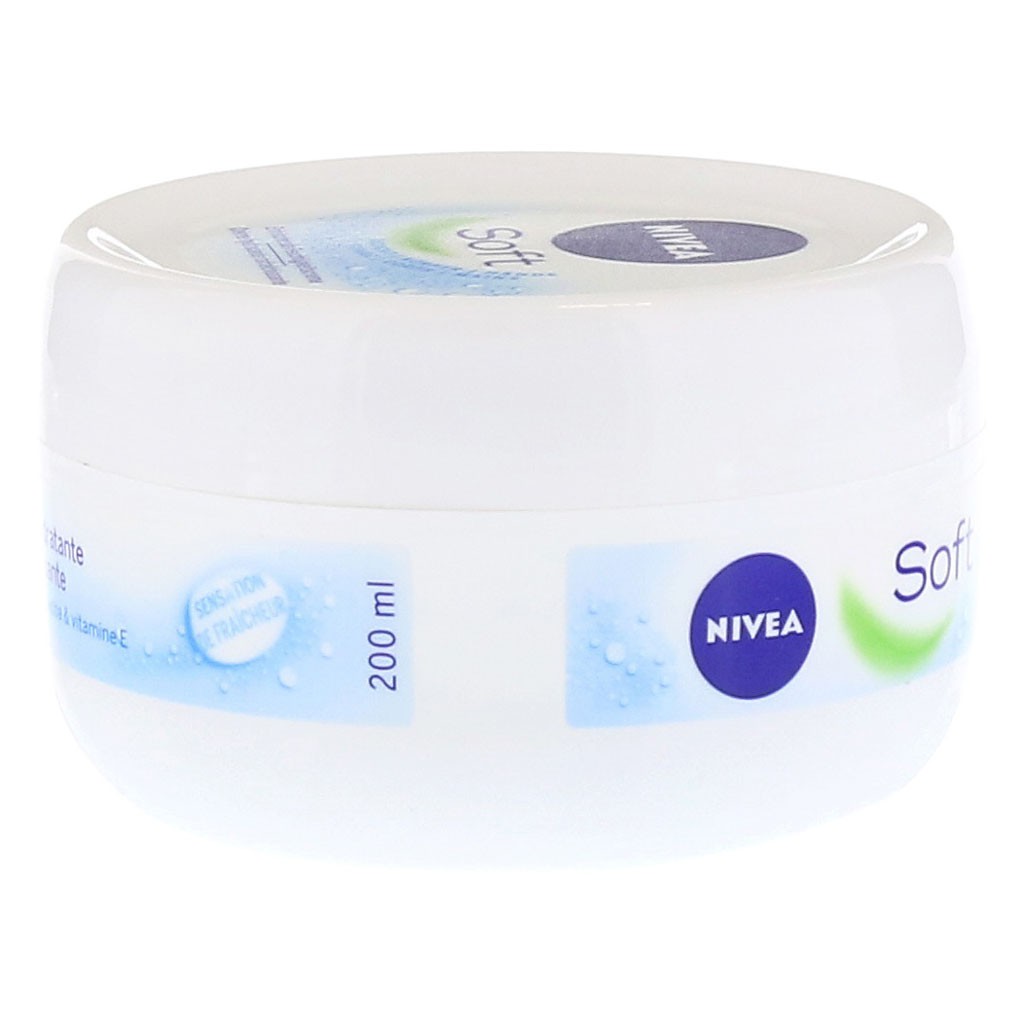 Kem Dưỡng Ẩm Chuyên Sâu Nivea Soft Lọ 200ml (Tinh dầu Jojoba &amp; Vitamin E cân bằng độ ẩm, giúp làn da mềm mại)