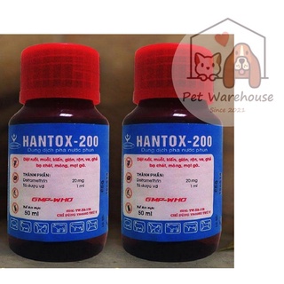 Hantox 200 - diệt ruồi muỗi, kiến, gián, ve rận,...