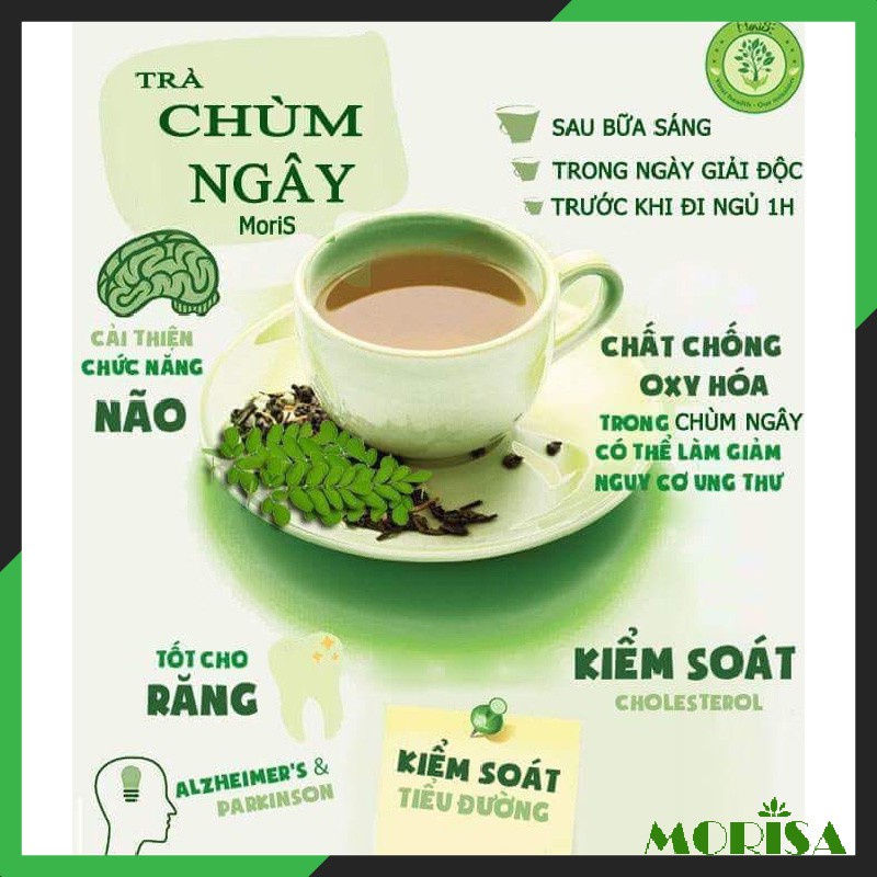 [SIÊU SALE] BỘT CHÙM NGÂY SẤY LẠNH MORIS NGUYÊN CHẤT TÚI ZIP 100G