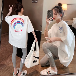 NSCAT-Quần áo bà bầu cotton top 2021 phụ nữ lưới màu đỏ mỏng hai mảnh rời kích thước lớn